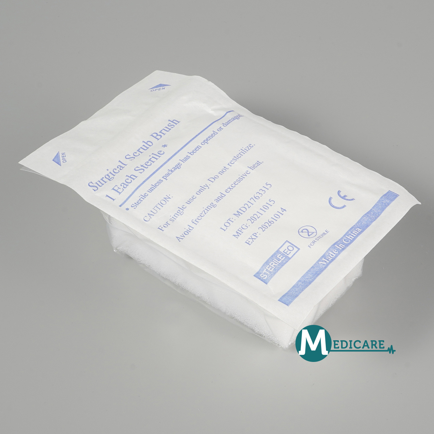Plain surgical brush