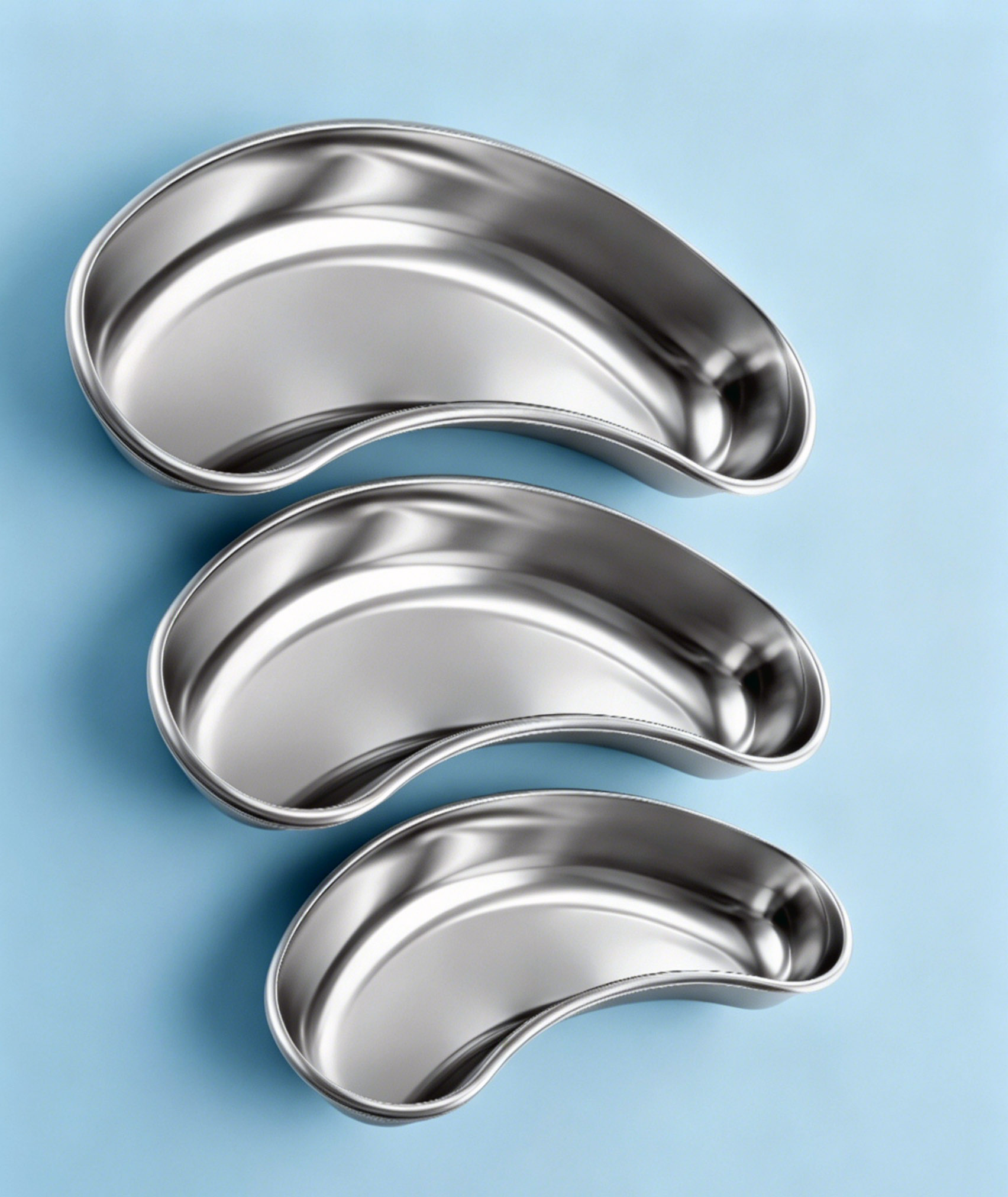 kidney dishes stainless steel